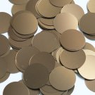 Round Sequin 24mm Chocolate Brown Matte Satin Metallic Loose Couture Paillettes