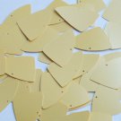 Fishscale Fin Sequin 1.5" Custard Yellow Opaque Satin Pearl Couture Paillettes
