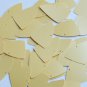 Fishscale Fin Sequin 1.5" Custard Yellow Opaque Satin Pearl Couture Paillettes