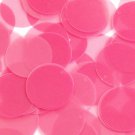 Round Sequin 40mm Rose Pink Transparent Glossy and Matte Duo Reversible Pailette