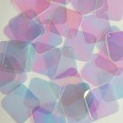 Square Diamond Sequin 1.5" Crystal Crystalina Iris Mirror Iridescent Paillettes