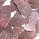 Oval Sequin 1.5" Pink Metallic Embossed Texture Loose Couture Paillettes