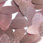 Oval Sequin 1.5" Pink Metallic Embossed Texture Loose Couture Paillettes