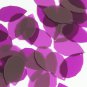 Facet Gem Teardrop Sequin 1.25" Purple Amethyst See-Thru Glossy Matte Reversible