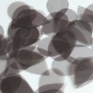 Teardrop Sequin 1.5" Gray Transparent Glossy and Matte Duo Two Sided Paillettes