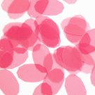 Facet Gem Oval Sequin 1.25" Rose Pink See-Thru Gloss Matte Reversible Paillettes