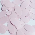 Oval Sequin 1.5" Pale Pink Opaque Satin Pearl Loose Couture Paillettes
