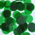 Round Sequin 24mm Green Transparent Glossy and Matte Duo Two Sided Paillettes