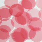 Round Sequin 40mm Pink Transparent Glossy and Matte Duo Two Sided Paillettes