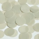 Round Sequin 24mm Beige Transparent Satin and Matte Duo Two Sided Paillettes