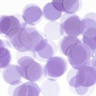 Round Sequin 24mm Lilac Light Purple Transparent Gloss Matte Reversible Pailett