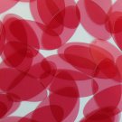 Oval Sequin 1.5" Rose Pink Transparent Glossy See-Thru Loose Couture Paillettes