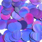 Round Sequin 20mm Deep Purple Lazersheen Reflective Metallic Couture Paillettes