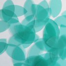 Navette Leaf Sequin 1.5" Seafoam Blue Green Transparent Glossy Matte Reversible