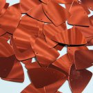Fishscale Fin Sequin 1.5" Burnt Orange Metallic Loose Couture Paillettes