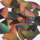 Fishscale Fin Sequin 1.5" Bronze Brown Lazersheen Reflective Metallic Paillettes