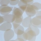 Teardrop Sequin 1.5" Ivory Cream Transparent Satin and Matte Reversible Pailette