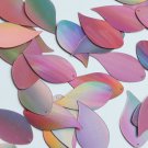 Vine Leaf Sequin 1.5" Pink Lazersheen Reflective Metallic Couture Paillettes