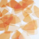 Fishscale Fin Sequin 1.5" Peach Pink Transparent Gloss Matte Reversible Pailett
