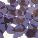 Teardrop Sequin 1.5" Amethyst Purple Transparent Gloss Matte Reversible Pailett