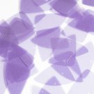 Fishscale Fin Sequin 1.5" Lilac Light Purple Transparent Glossy Matte Reversible