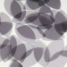 Navette Leaf Sequin 1.5" Gray Transparent Glossy See-Thru Couture Paillettes