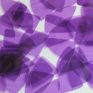 Fishscale Fin Sequin 1.5" Amethyst Purple Transparent Glossy See-Thru Paillettes