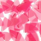 Fishscale Fin Sequin 1.5" Rose Pink Transparent Glossy Matte Reversible Pailette