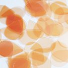 Teardrop Sequin 1.5" Peach Pink Transparent Glossy and Matte Reversible Pailette