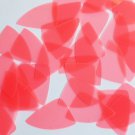 Fishscale Fin Sequin 1.5" Orange Salmon Fluorescent Glossy Matte Reversible