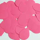 Teardrop Sequin 1.5" Bubblegum Pink Opaque Vinyl Loose Couture Paillettes