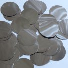 Round Sequin 40mm Hematite Shiny Gray Metallic Loose Couture Paillettes
