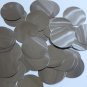 Round Sequin 40mm Hematite Shiny Gray Metallic Loose Couture Paillettes