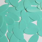 Oval Sequin 1.5" Seafoam Blue Green Opaque Glossy High Shine Couture Paillettes