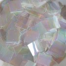 25mm Square Sequins Crystal Transparent Rainbow Iris Loose Paillettes
