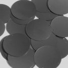 Round Sequin 40mm Black Matte Satin Metallic Loose Couture Paillettes