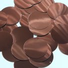 Round Sequin 40mm Chocolate Brown Metallic Loose Couture Paillettes