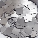 25mm Square Sequins Silver Matte Silk Frost Loose Paillettes