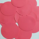 Round Sequin 2" Bubblegum Pink Opaque Vinyl Loose Couture Paillettes