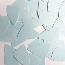 Fishscale Fin Sequin 1.5" Baby Blue Opaque Satin Pearl Loose Couture Paillettes