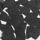 Fishscale Fin Sequin 1.5" Black Metallic Sparkle Glitter Texture Paillettes