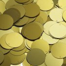 Round Sequin 24mm Mustard Yellow Matte Satin Metallic Loose Couture Paillettes