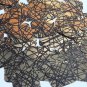Sequin Square Diamond 1.5" Gold Black Scribble Metallic Couture Paillettes