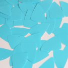 Fishscale Fin Sequin 1.5" Sky Blue Opaque Glossy High Shine Couture Paillettes