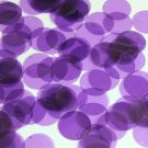 Round Sequin 24mm Amethyst Purple Transparent Glossy See-Thru Couture Paillettes