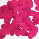 Oval Sequin 1.5" Magenta Pink Metallic Embossed Texture Loose Couture Paillettes