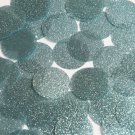 Round Sequin 24mm Aqua Blue Metallic Sparkle Glitter Texture Couture Paillettes