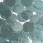 Round Sequin 24mm Aqua Blue Metallic Sparkle Glitter Texture Couture Paillettes