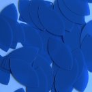 Navette Leaf Sequin 1.5" Royal Blue Matte Satin Metallic Loose Couture Paillette