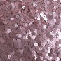 4mm Round Flat Sequins Pink Matte Silk Frost. Made in USA